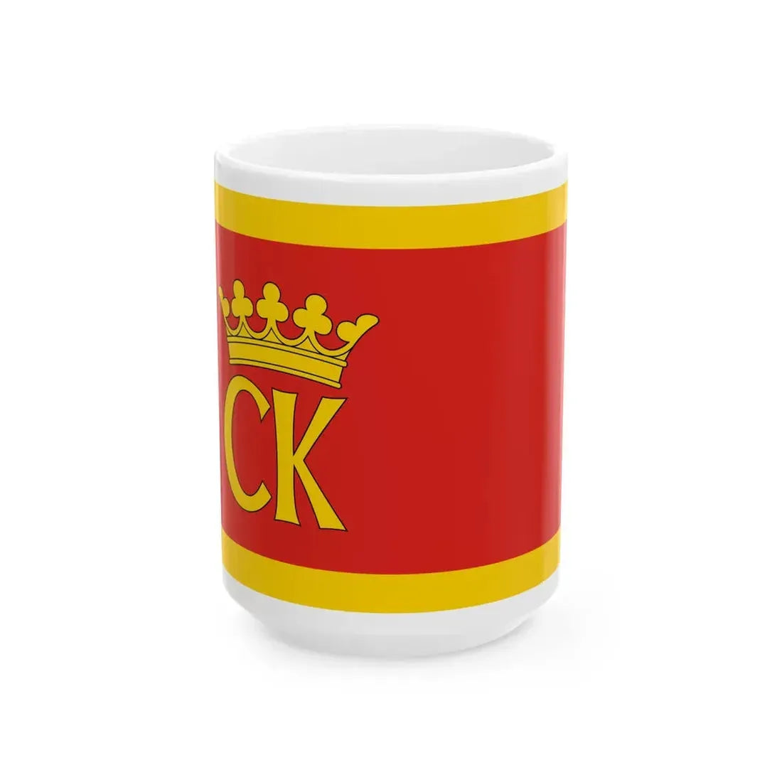 POL Kielce flag (Poland) White Coffee Mug 15oz - Go Mug Yourself