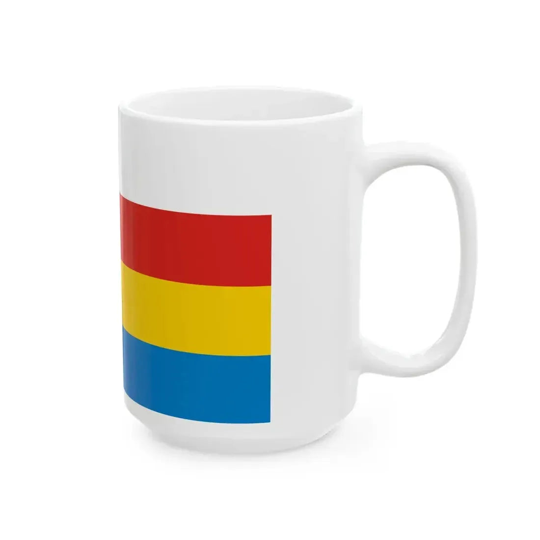 POL Knurow flag (Poland) White Coffee Mug - Go Mug Yourself