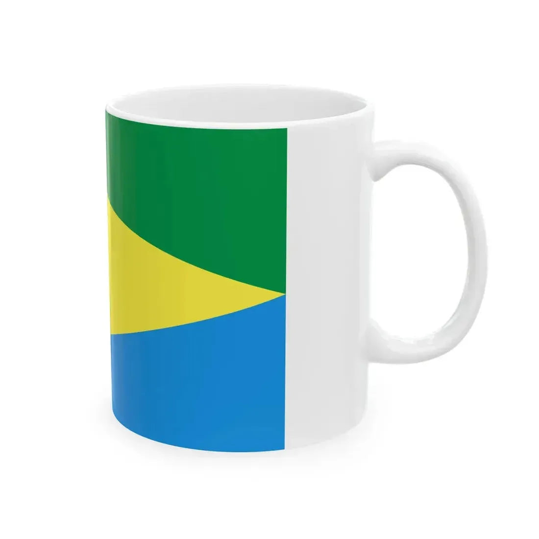 POL Kociewie flag (Poland) White Coffee Mug - Go Mug Yourself