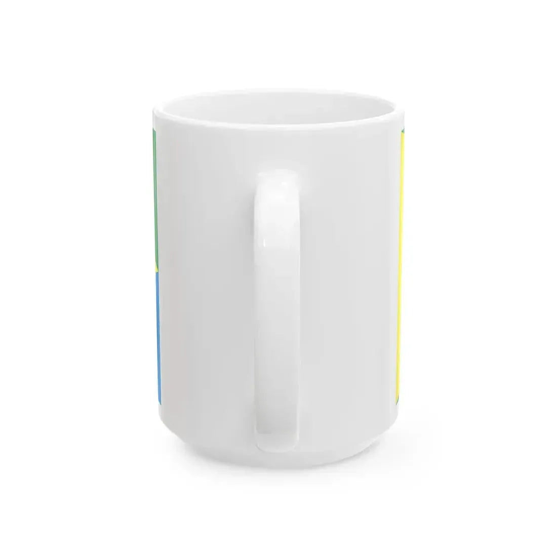 POL Kociewie flag (Poland) White Coffee Mug - Go Mug Yourself