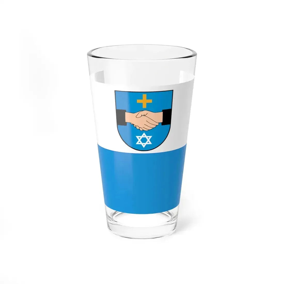 POL Kolbuszowa flag (Poland) Pint Glass 16oz 16oz - Go Mug Yourself