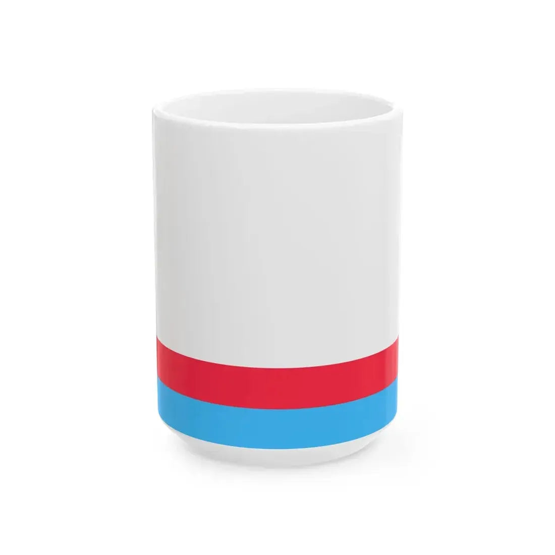 POL Korfantow flag (Poland) White Coffee Mug 15oz - Go Mug Yourself