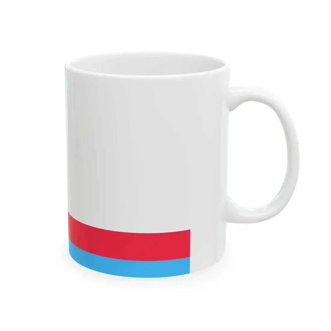 POL Korfantow flag (Poland) White Coffee Mug - Go Mug Yourself