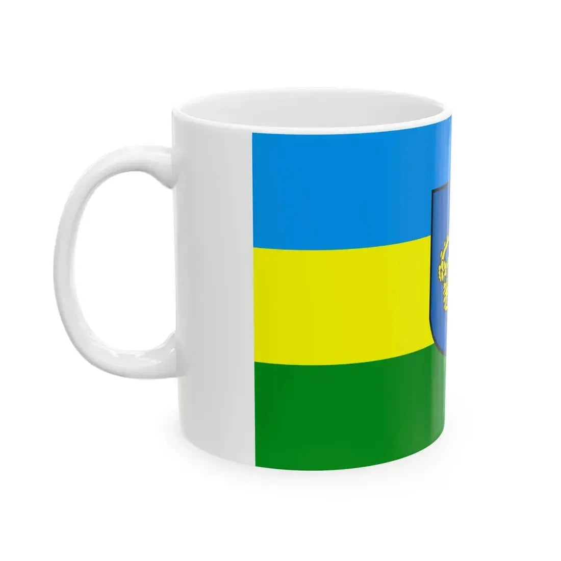 POL Koronowo flag (Poland) White Coffee Mug - Go Mug Yourself