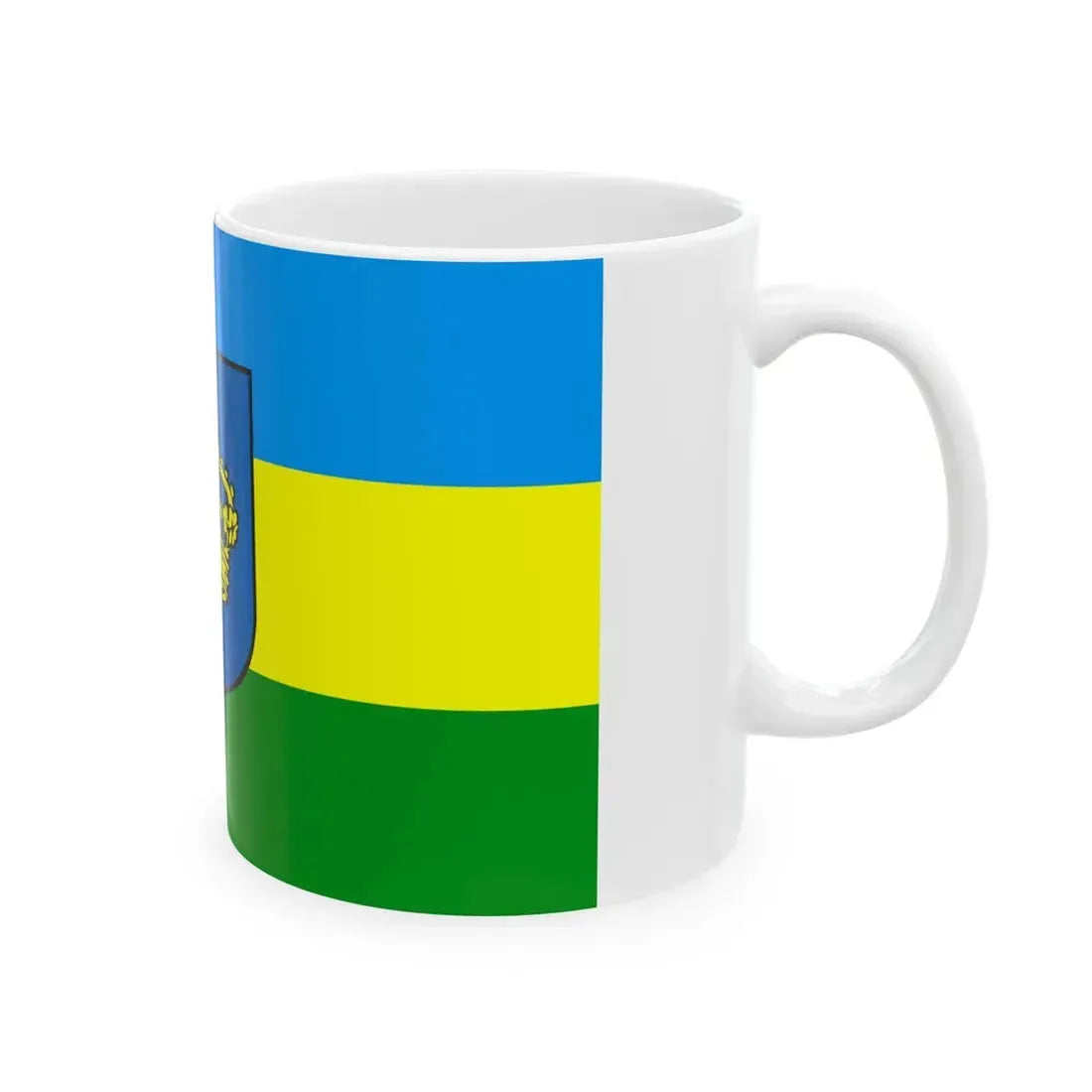 POL Koronowo flag (Poland) White Coffee Mug - Go Mug Yourself