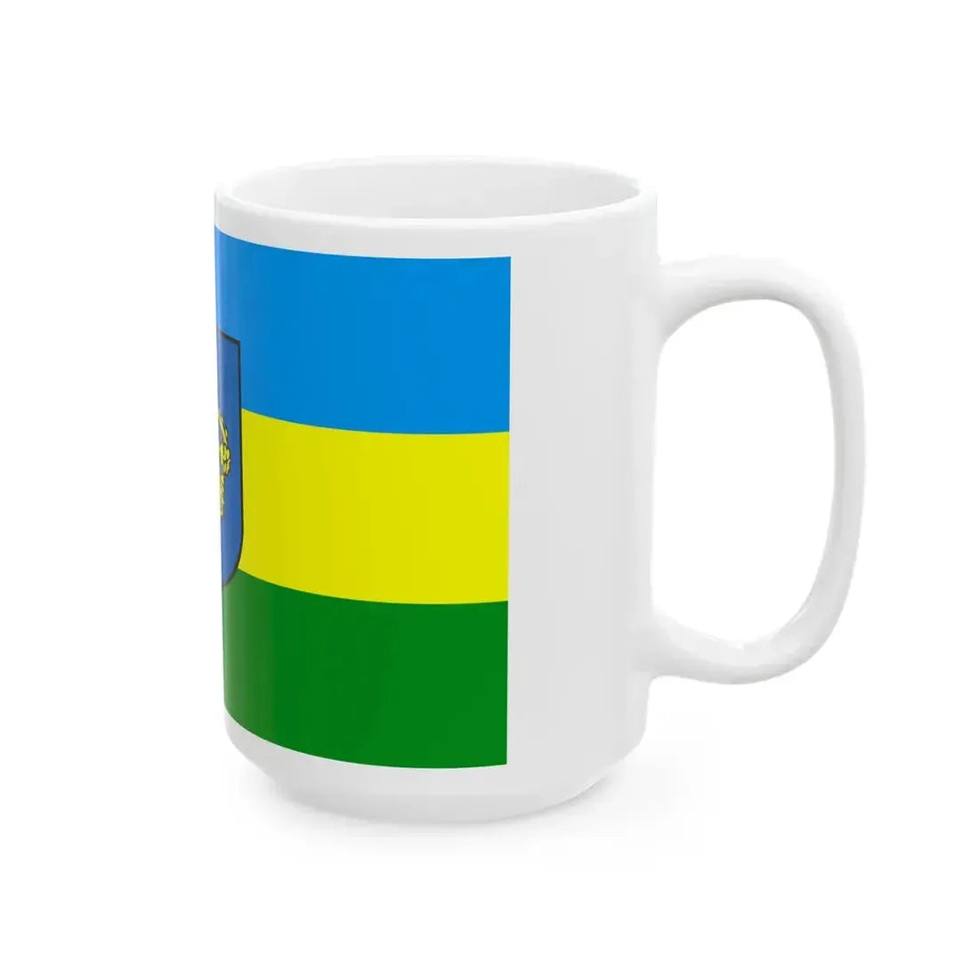 POL Koronowo flag (Poland) White Coffee Mug - Go Mug Yourself