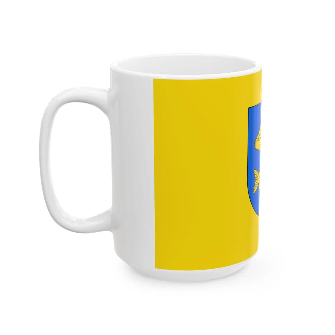 POL Krasnystaw flag by Orem (Poland) White Coffee Mug - Go Mug Yourself