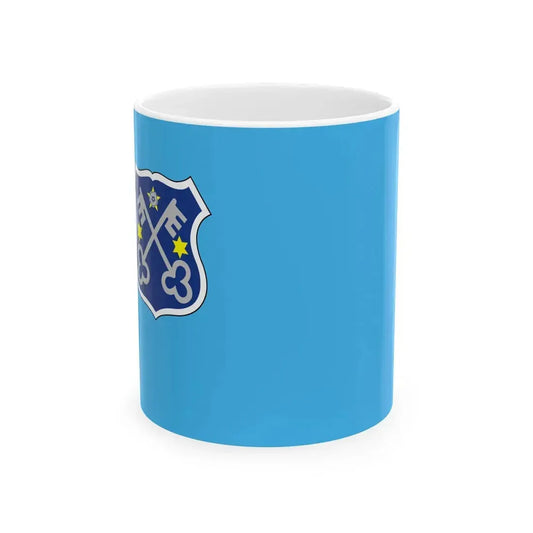 POL Krotoszyn flag (Poland) White Coffee Mug 11oz - Go Mug Yourself
