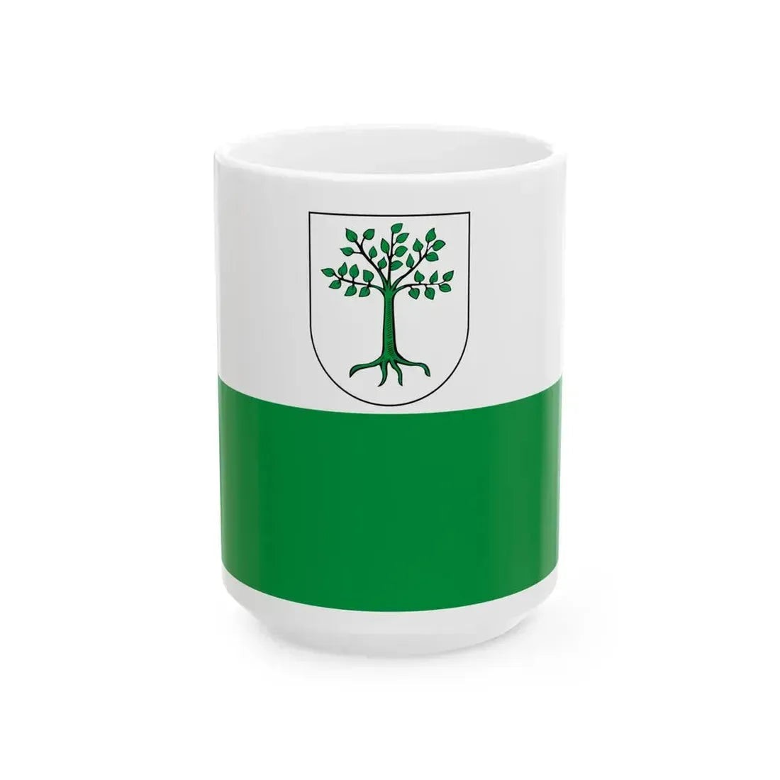 POL Kruszwica flag (Poland) White Coffee Mug 15oz - Go Mug Yourself