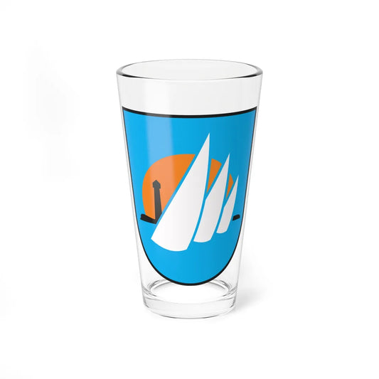 POL Krynica Morska COA (Poland) (Coat of Arms) Pint Glass 16oz 16oz - Go Mug Yourself