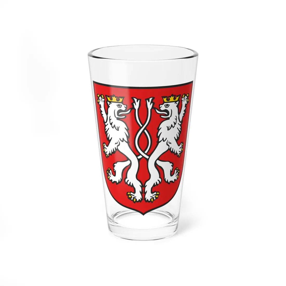POL Kąty Wrocławskie COA (Poland) (Coat of Arms) Pint Glass 16oz 16oz - Go Mug Yourself