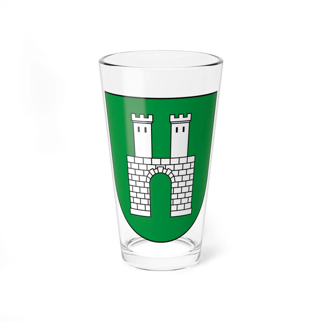 POL Laszki Murowane COA (Ukraine) (Coat of Arms) Pint Glass 16oz 16oz - Go Mug Yourself