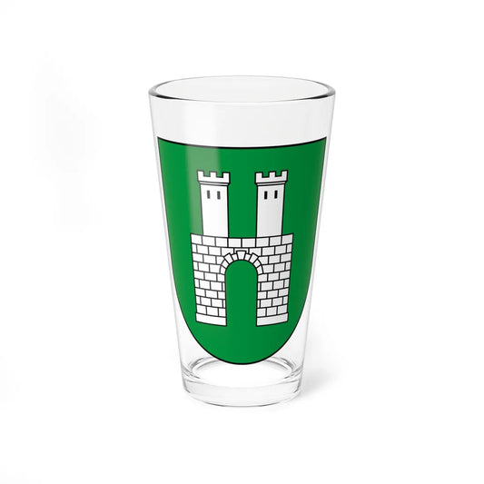 POL Laszki Murowane COA (Ukraine) (Coat of Arms) Pint Glass 16oz 16oz - Go Mug Yourself