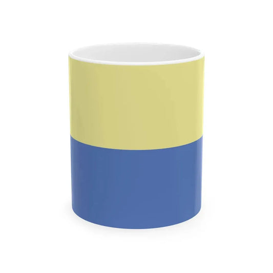 POL Lesnica flag (Poland) White Coffee Mug 11oz - Go Mug Yourself