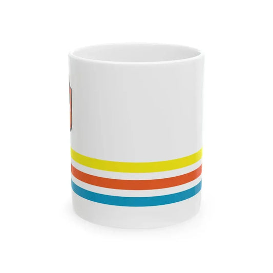 POL Limanowa FLAG (Poland) White Coffee Mug 11oz - Go Mug Yourself