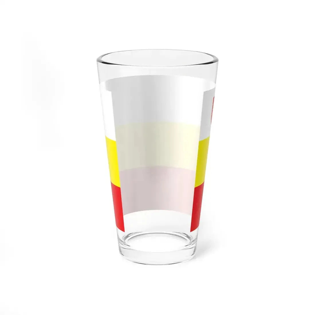 POL Lubsko flag (Poland) Pint Glass 16oz - Go Mug Yourself