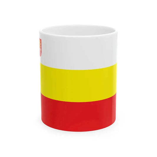 POL Lubsko flag (Poland) White Coffee Mug 11oz - Go Mug Yourself