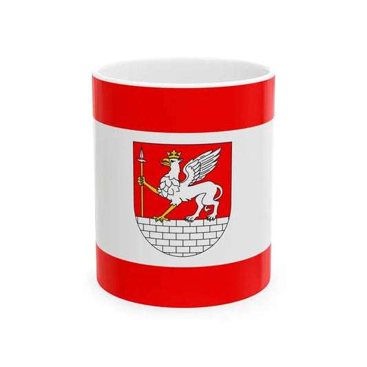 POL Lubycza Krolewska flag (Poland) White Coffee Mug 11oz - Go Mug Yourself