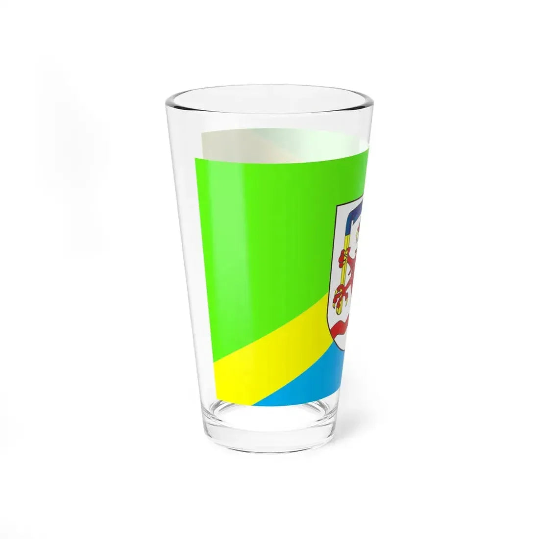 POL Miastko flag (Poland) Pint Glass 16oz - Go Mug Yourself