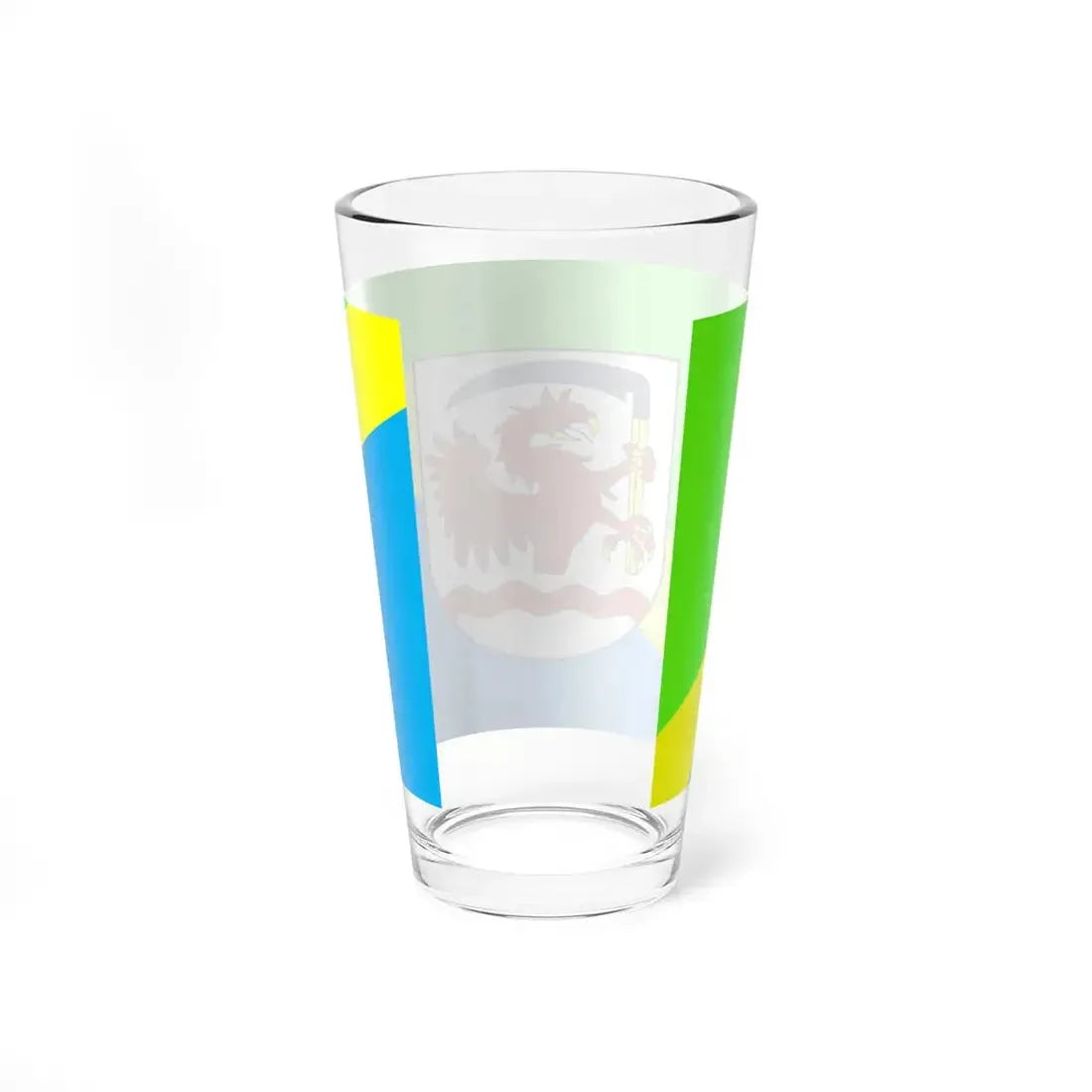 POL Miastko flag (Poland) Pint Glass 16oz - Go Mug Yourself