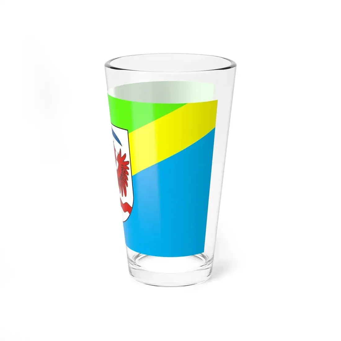 POL Miastko flag (Poland) Pint Glass 16oz - Go Mug Yourself