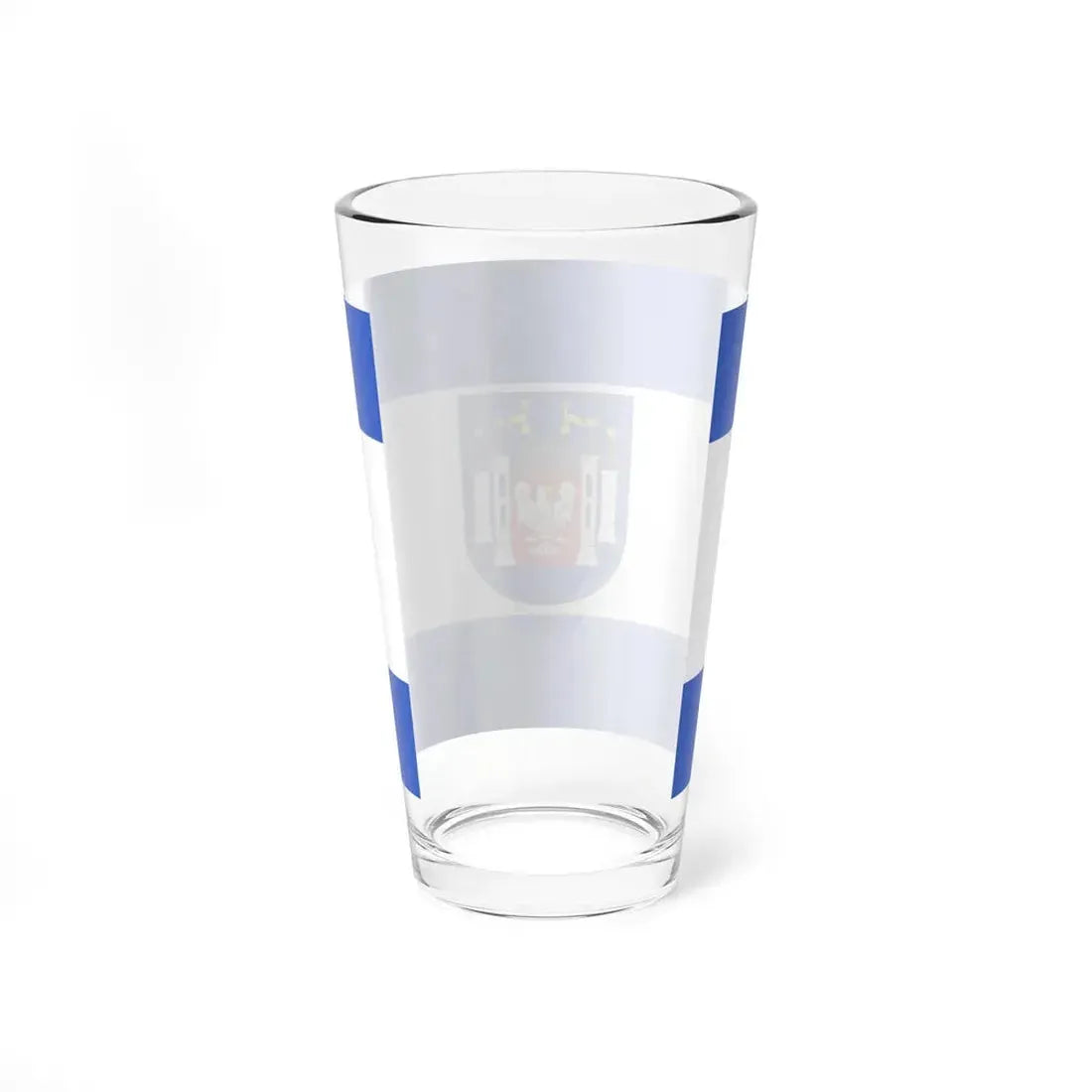 POL Miedzyrzecz flag (Poland) Pint Glass 16oz - Go Mug Yourself