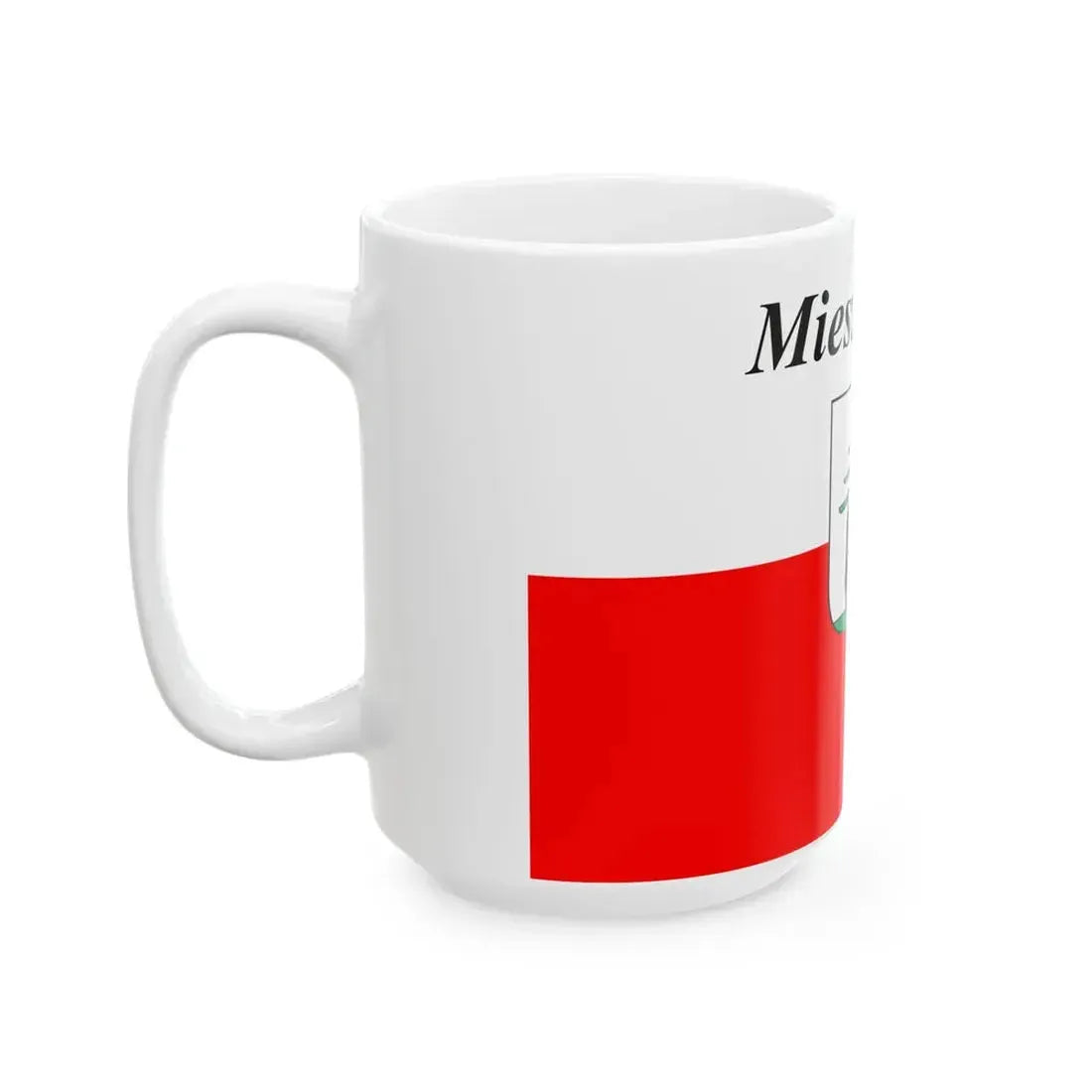 POL Mieszkowice flag (Poland) White Coffee Mug - Go Mug Yourself