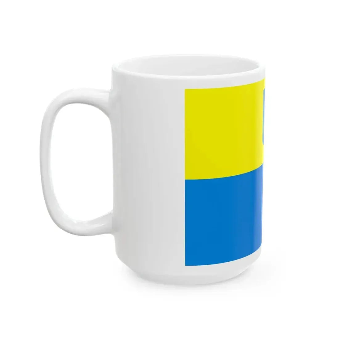 POL Minsk Mazowiecki flag (Poland) White Coffee Mug - Go Mug Yourself