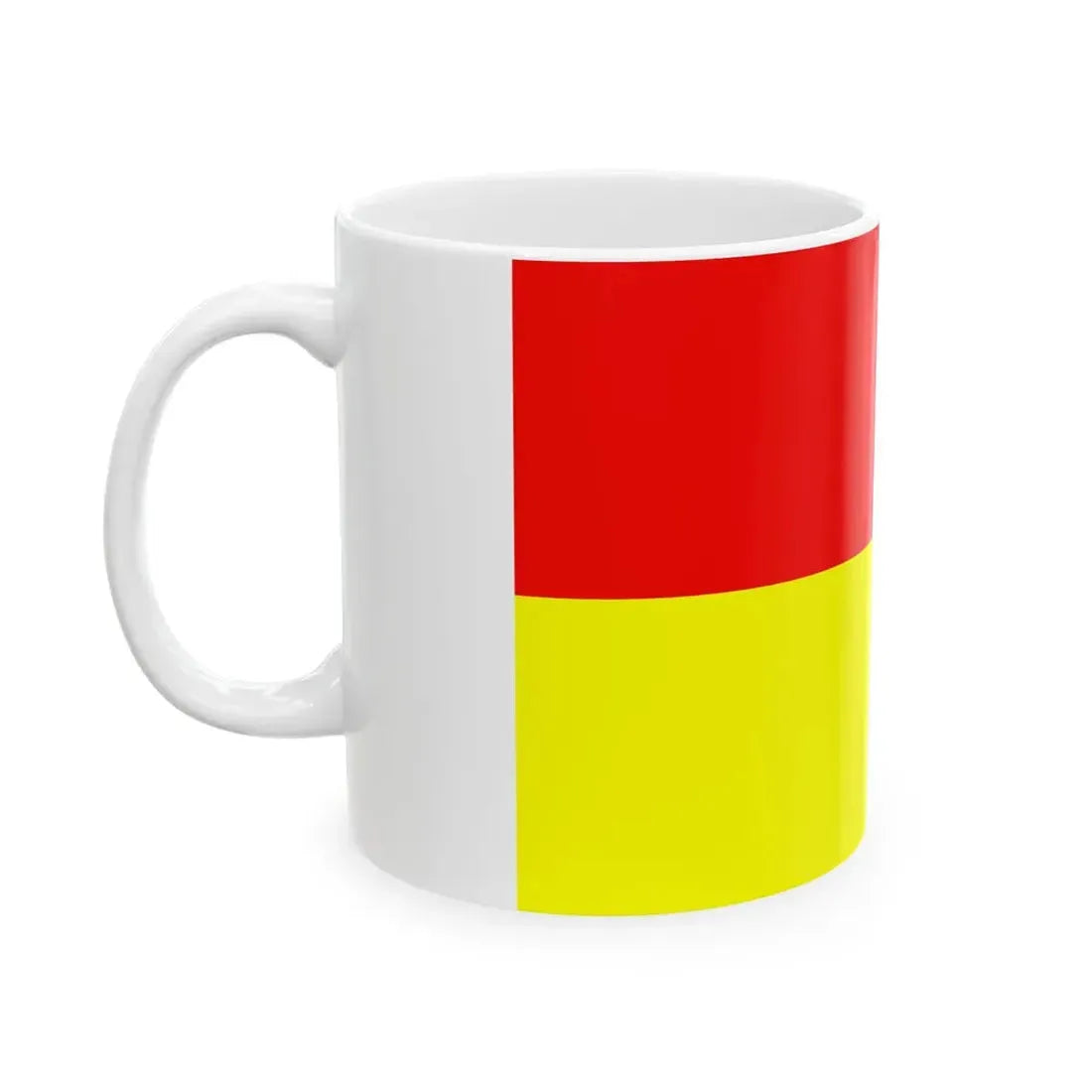 POL Monki flag (Poland) White Coffee Mug - Go Mug Yourself