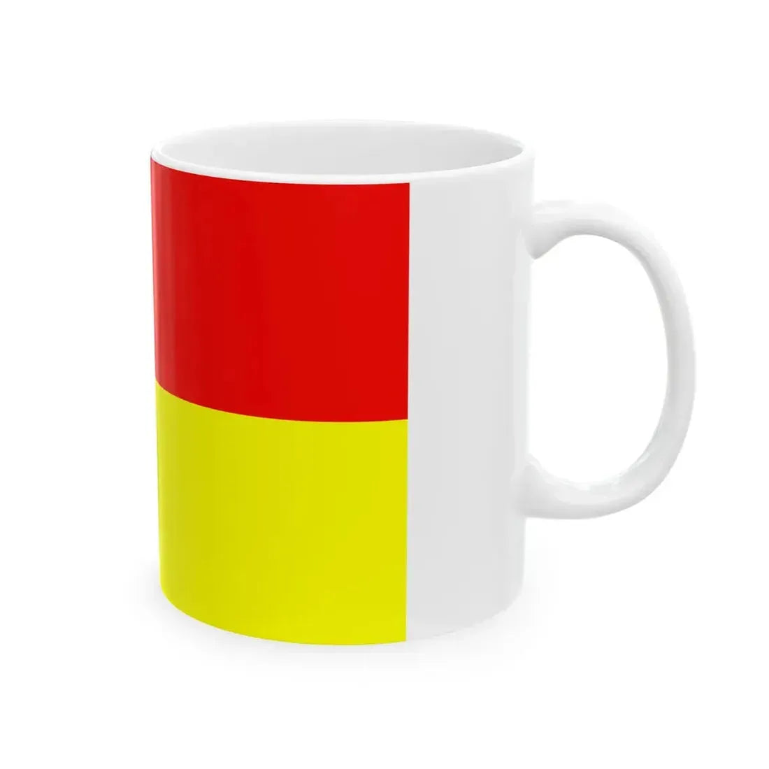 POL Monki flag (Poland) White Coffee Mug - Go Mug Yourself