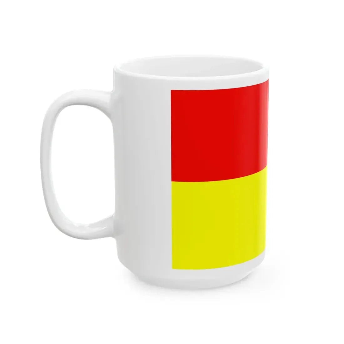 POL Monki flag (Poland) White Coffee Mug - Go Mug Yourself