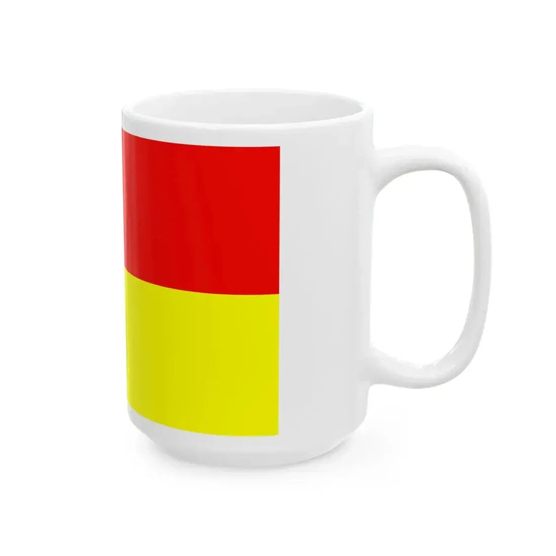 POL Monki flag (Poland) White Coffee Mug - Go Mug Yourself