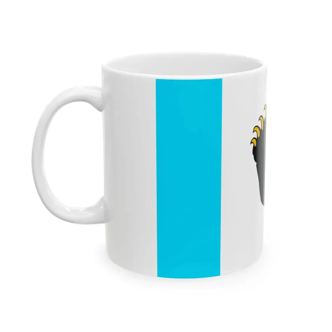 POL Mragowo flag (Poland) White Coffee Mug - Go Mug Yourself