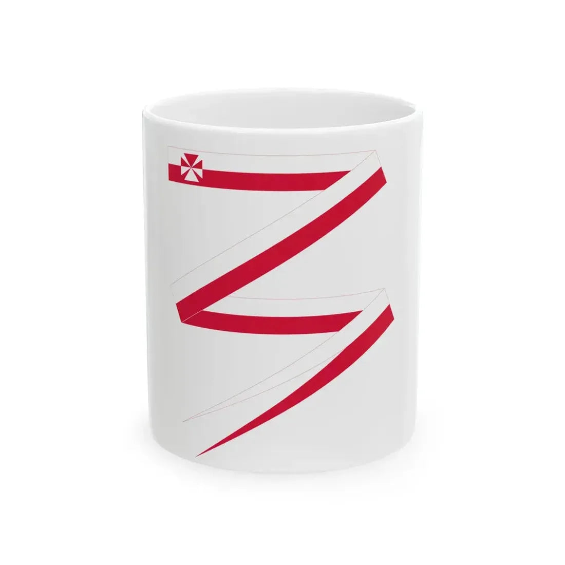 POL Navy Commissioning Pennant (Poland) White Coffee Mug 11oz - Go Mug Yourself