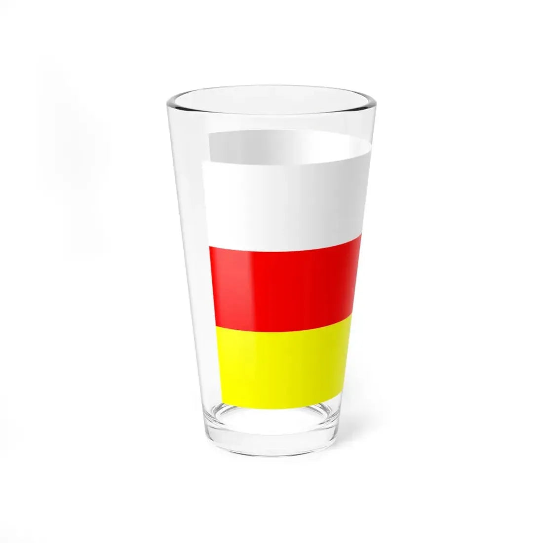 POL Ostrzeszow flag (Poland) Pint Glass 16oz - Go Mug Yourself