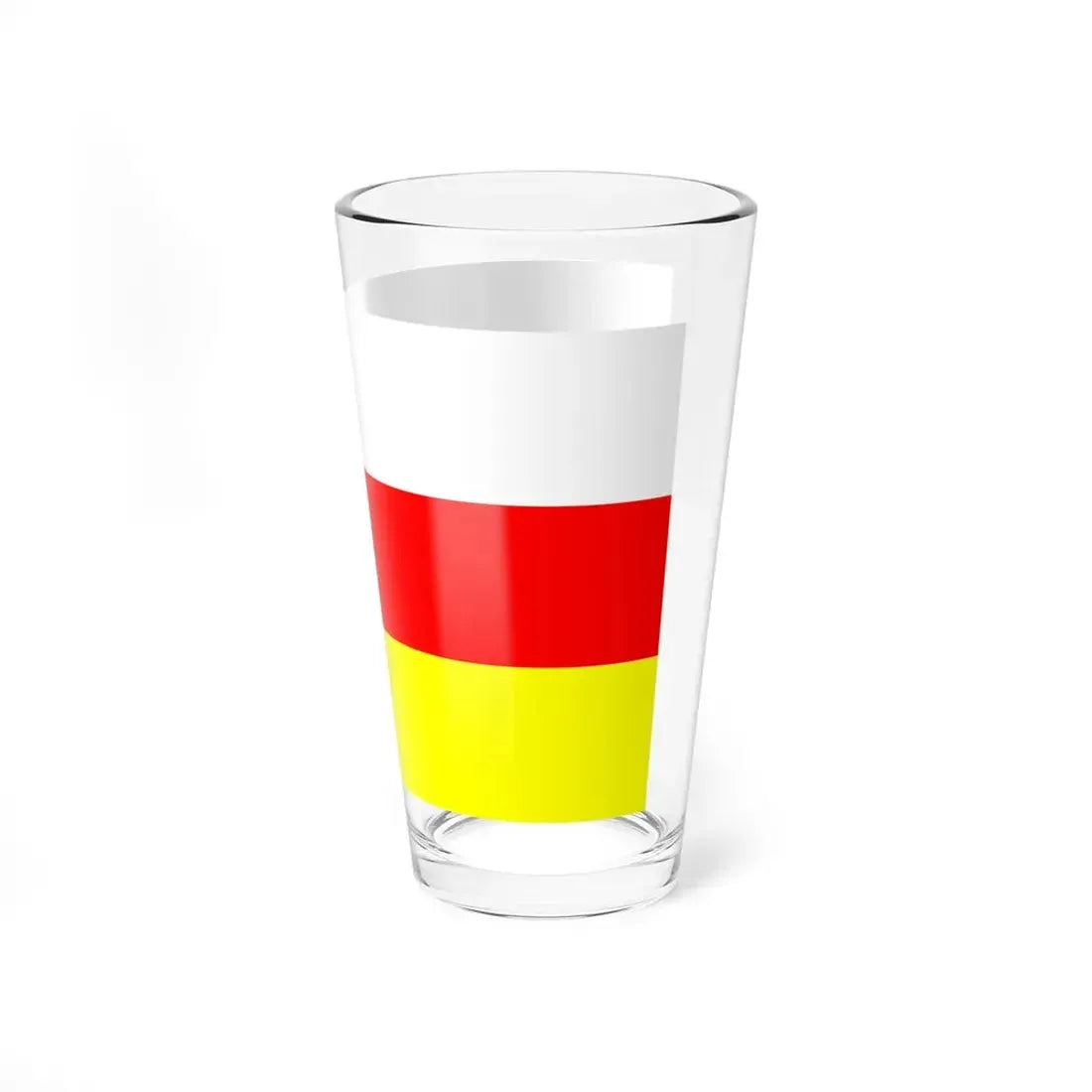 POL Ostrzeszow flag (Poland) Pint Glass 16oz - Go Mug Yourself