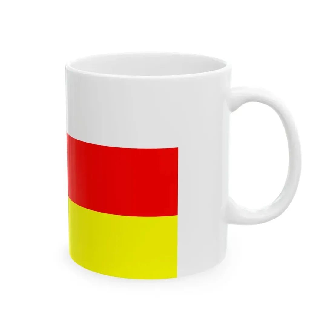 POL Ostrzeszow flag (Poland) White Coffee Mug - Go Mug Yourself
