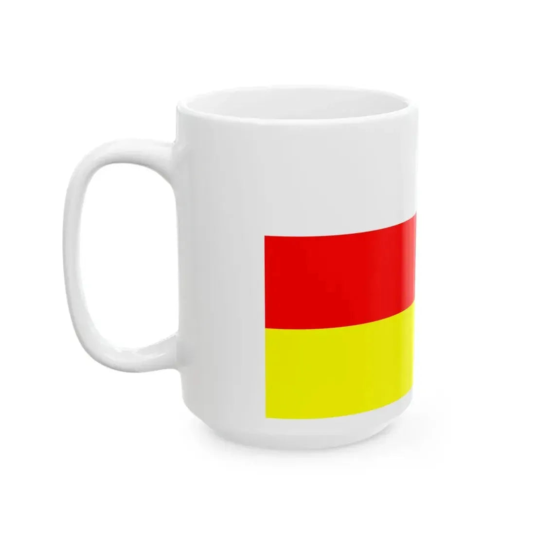 POL Ostrzeszow flag (Poland) White Coffee Mug - Go Mug Yourself