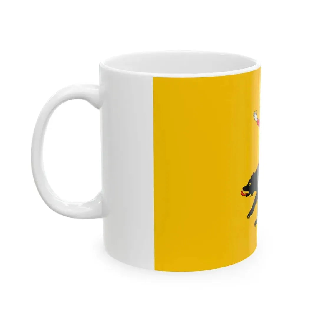 POL Ozarow flag (Poland) White Coffee Mug - Go Mug Yourself