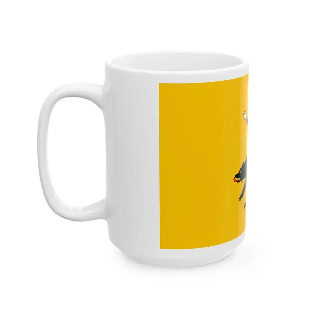 POL Ozarow flag (Poland) White Coffee Mug - Go Mug Yourself