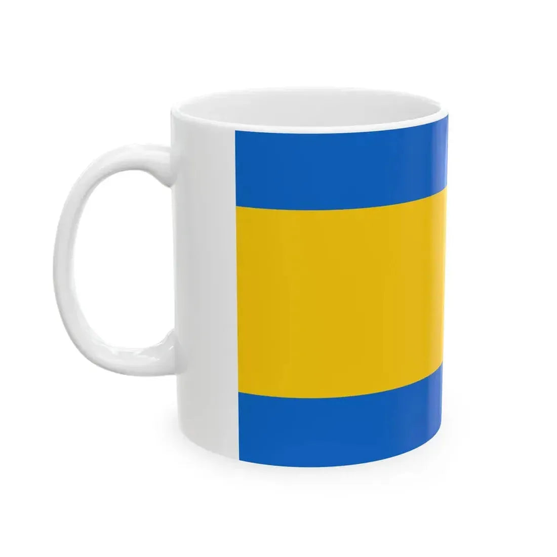 POL Piekary Slaskie flag (Poland) White Coffee Mug - Go Mug Yourself