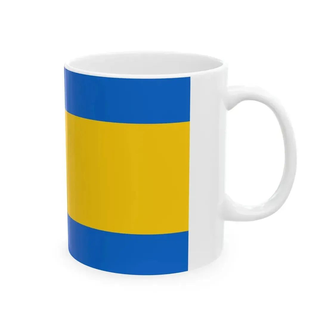 POL Piekary Slaskie flag (Poland) White Coffee Mug - Go Mug Yourself