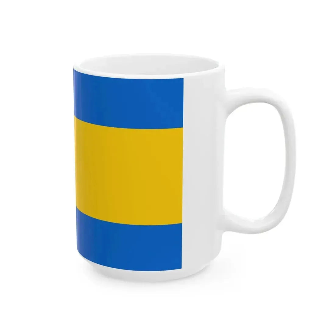 POL Piekary Slaskie flag (Poland) White Coffee Mug - Go Mug Yourself