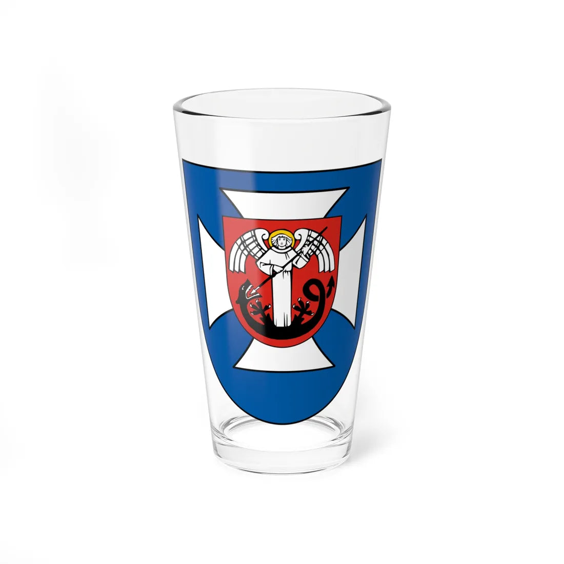 POL powiat łańcucki COA (Poland) (Coat of Arms) Pint Glass 16oz 16oz - Go Mug Yourself