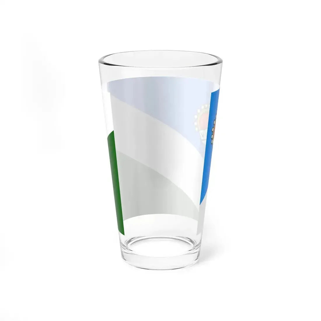 POL powiat augustowski flag (Poland) Pint Glass 16oz - Go Mug Yourself