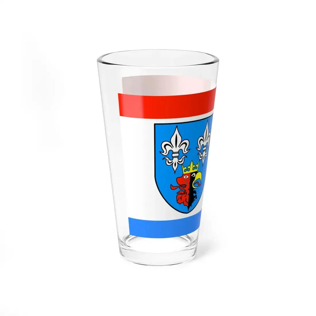 POL powiat bełchatowski flag (Poland) Pint Glass 16oz - Go Mug Yourself