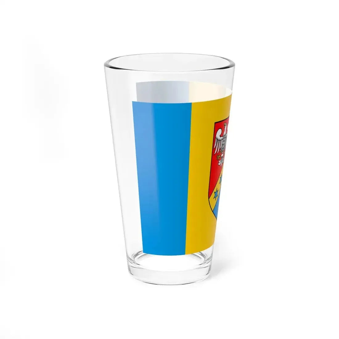 POL powiat białobrzeski flag (Poland) Pint Glass 16oz - Go Mug Yourself