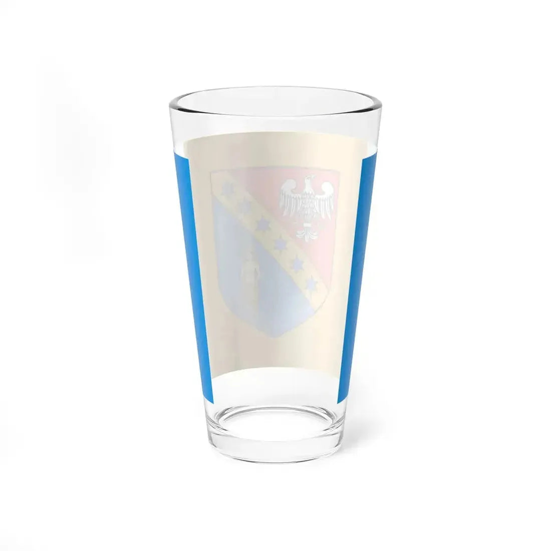 POL powiat białobrzeski flag (Poland) Pint Glass 16oz - Go Mug Yourself
