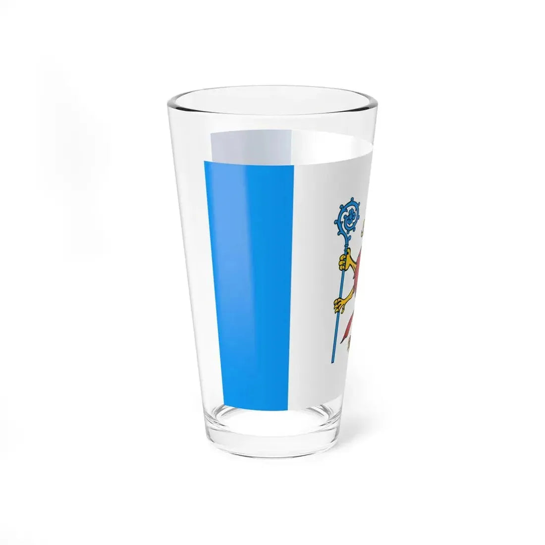 POL powiat białogardzki flag (Poland) Pint Glass 16oz - Go Mug Yourself