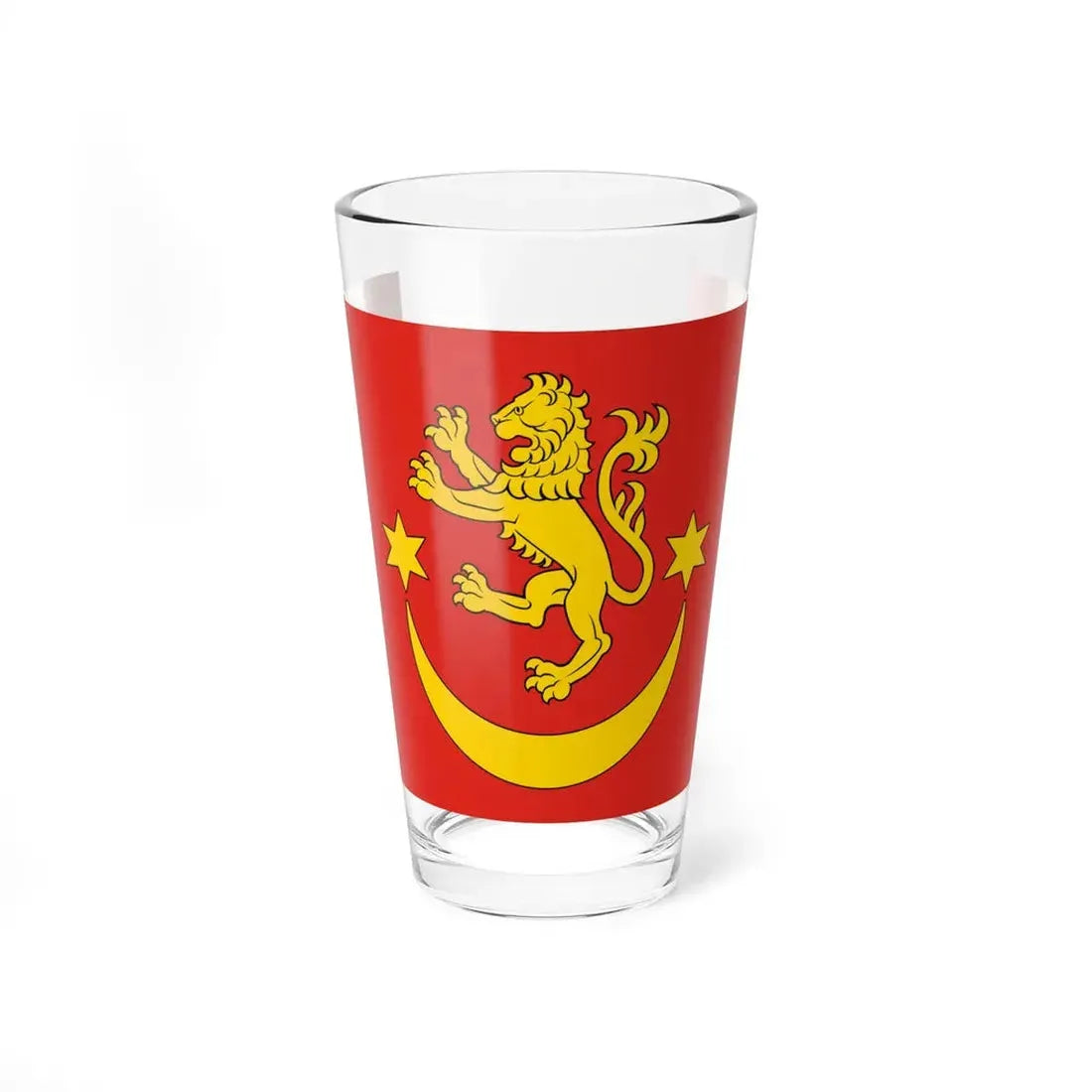 POL powiat bieszczadzki flag (Poland) Pint Glass 16oz 16oz - Go Mug Yourself